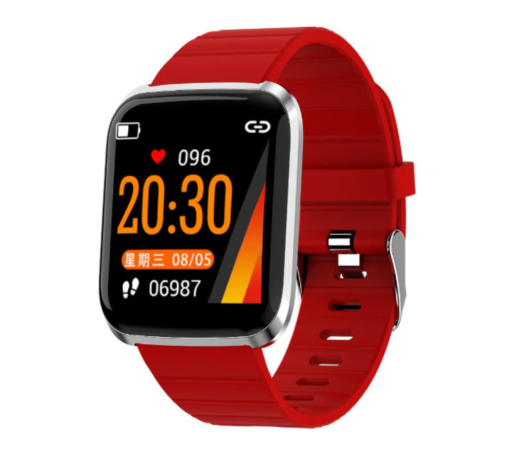 ID116 PRO smart watch red