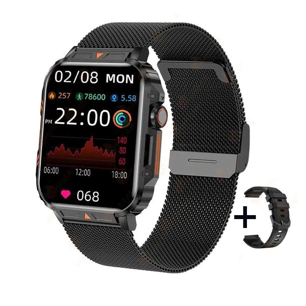 L81 smart watch black with 2 straps